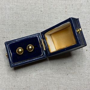 💛 Vintage 10k Gold Plated Ball Earrings